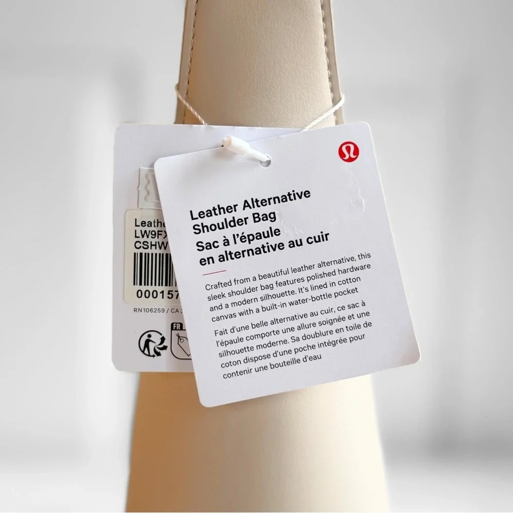 NWT Lululemon Leather Alternative Shoulder Bag 8L – Cashew – SOLD OUT - Picture 14 of 16